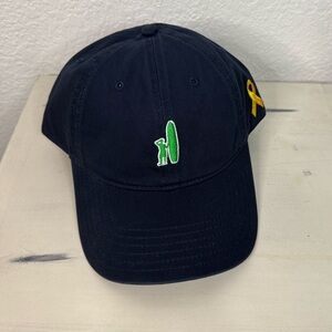 NWT Johnnie -O yellow cancer awareness classic logo adjustable baseball hat